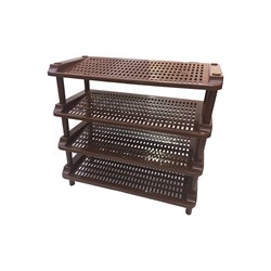 Четырехсекционная этажерка для обуви Мультипласт Групп MPG961246 - фото 17107110