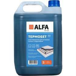 Пластификатор для бетона при устройстве теплых полов AlfaBet ТермоБетон - фото 17107244