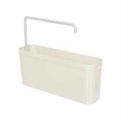 Кухонный органайзер для моющих средств PRIMANOVA с вешалкой для тряпки (бежевый), 27x14,5x7 см - фото 17108972