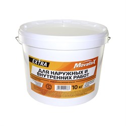 Водоэмульсионная краска для наружных и внутренних работ Movatex EXTRA - фото 17114104