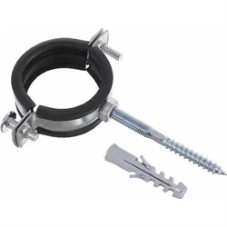 Металлический хомут СВК 40-45 1 1/4 дюйма гайка М8 - фото 17115033