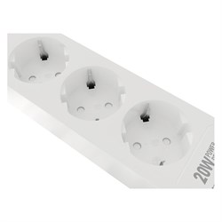 Сетевой фильтр-удлинитель Harper UCH-440 White PD3.0 - фото 17116623