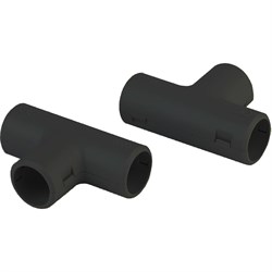 Соединительный тройник для трубы Рувинил Т01220Ч - фото 17116911