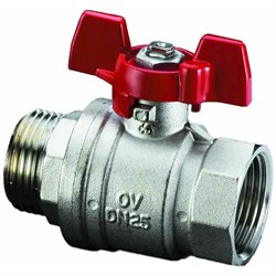 Полнопроходной шаровой кран OVENTROP OptibalDN-25 - фото 17117281