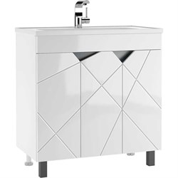 Тумба под умывальник Домино Absolute 80 Vector - фото 17121775