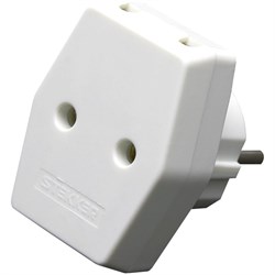 Плоский сетевой разветвитель Stekker ADP10-16-20 - фото 17122492