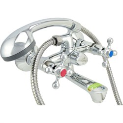 Двуручный ванно-душевой смеситель Eleanti 0402.896 - фото 17124769