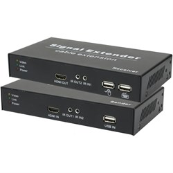 Комплект для передачи HDMI, USB и ИК управления по кабелю витой пары OSNOVO sct1409 - фото 17129722