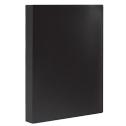 Папка 40 вкладышей STAFF, черная, 0,5 мм, 225701 - фото 17137413