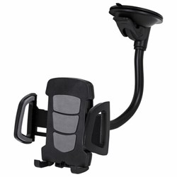 Держатель для телефона в авто на стекло SONNEN, зажим 47-85 мм, 354697 - фото 17137624