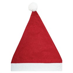 Колпак новогодний красный 30х38 см, ЗОЛОТАЯ СКАЗКА, 591724 - фото 17137752