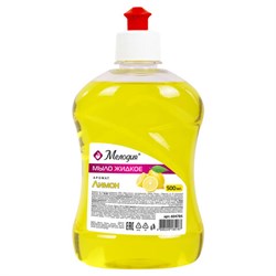 Мыло жидкое 500 мл, МЕЛОДИЯ "Лимон", пуш-пул, 604785 - фото 17137796