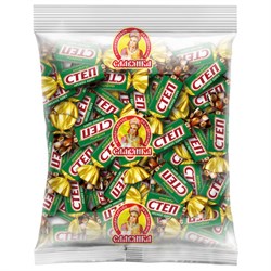 Конфеты шоколадные СЛАВЯНКА "Степ" с лесным орехом, арахисом и фундуком, 1000 г, 20506 - фото 17148608