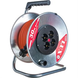 Силовой удлинитель на катушке LUX К4-Е-30 - фото 17148712