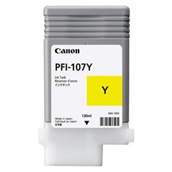Картридж струйный CANON (PFI-107Y) iPF680/685/780/785, желтый, оригинальный, 130 мл, 6708B001 - фото 17162281