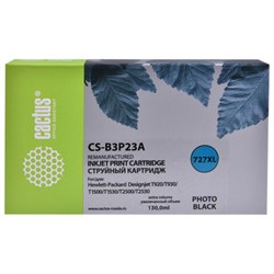 Картридж струйный CACTUS (CS-B3P23A) для HP DesignJet T920/T1500, фото черный - фото 17162739