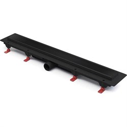 Водоотводящий пластиковый черный желоб Azario 00087485 - фото 17165053