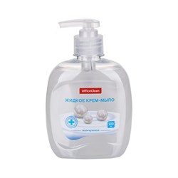 Антибактериальное жидкое мыло-крем OfficeClean Жемчужное - фото 17165110