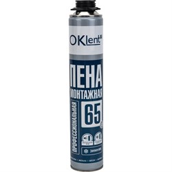 Профессиональная зимняя монтажная пена OKlent 65 - фото 17165510