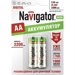 Аккумулятор Navigator 94 785 NHR-2200-HR6-RTU-BP2 - фото 17169011
