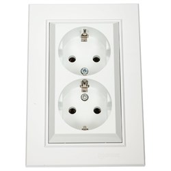 Двойная розетка MAKEL Karea - фото 17170068