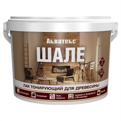 Тонирующий лак для древесины Акватекс ШАЛЕ - фото 17172443