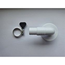 Угловой переходник для подключения сливного шланга VIVALDO ШГ111121 - фото 17177180