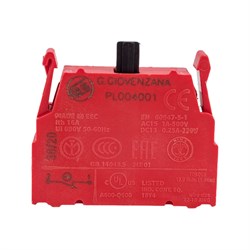 Нормально-замкнутый контактный блок Giovenzana PL004001 - фото 17177988