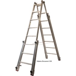 Алюминиевая стремянка Эйфель Восьминог - фото 17179492