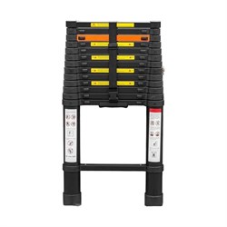 Телескопическая алюминиевая бытовая лестница ROCKFORCE RF-UP410 - фото 17179877