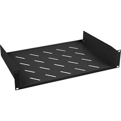 Перфорированная консольная полка Cabeus SH-J017-2U-315-BK - фото 17189680