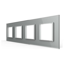 Рамка для розетки LIVOLO BB-C7-SR/SR/SR/SR-15 - фото 17211469