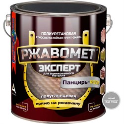 Грунт-эмаль для оцинкованного металла Красковия Ржавомет эксперт панцирь-roof - фото 17228303