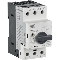 Автоматический выключатель защиты двигателя IEK ARMAT A6 GV2P - фото 17228975