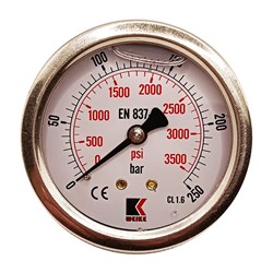 Осевой глицериновый гидравлический виброустойчивый манометр АРКАИМ WKP1007 - фото 17233175