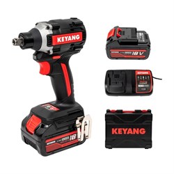 Аккумуляторный ударный гайковерт-винтоверт KEYANG DW20BLH-315 (Set) - фото 17233622