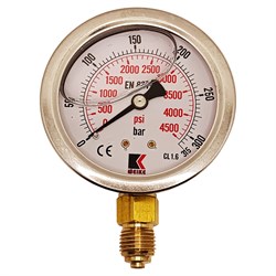 Радиальный глицериновый гидравлический виброустойчивый манометр АРКАИМ WKP1007 - фото 17234063