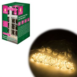 Электрогирлянда-занавес комнатная "Штора" 3х3 м, 300 LED, тёплый белый, USB, ЗОЛОТАЯ СКАЗКА, 592556 - фото 17238569