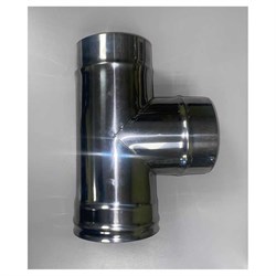 Одностенный тройник Ип Чечихин Е.С. 90гр. Д-150, Aisi-430, 0.8мм - фото 17239054