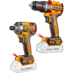 Набор аккумуляторного инструмента INGCO INDUSTRIAL - фото 17239100