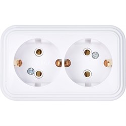 Двойная наружная розетка Юпитер Стандарт - фото 17251563