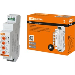 Реле времени TDM РВЦ-0,1с/100дн-8А-230В-DIN - фото 17251678