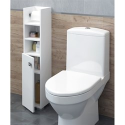 Притуалетный шкаф SANTREK (с втулкой) "Виола" 1 дверь 2 ниши левый 200x950x190 - фото 17255982