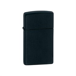 Зажигалка Zippo №1618 Slim Black Matte - фото 17256211