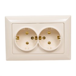 Двойная розетка INTRO Solo - фото 17257908