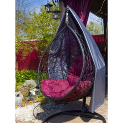 Универсальный чехол для 1-местных подвесных качелей "Кокон" BELON familia УЧК-1-Т.СЕР - фото 17263332