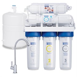 Фильтр для воды с краном и баком БАРЬЕР "ПРОФИ Осмо 100 М",обратный осмос 6 ступеней, Н152Р01 - фото 17265547