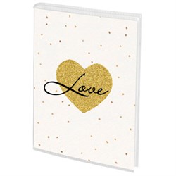 Фотоальбом BRAUBERG "Golden heart" на 36 фото 10х15 см, мягкая обложка, 391433 - фото 17275270