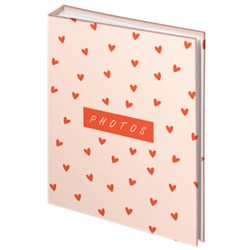 Фотоальбом BRAUBERG "Pink hearts" на 100 фото 10х15 см, твердая обложка, 391436 - фото 17275273