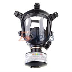 Противогаз гражданский Бриз 3306 A1B1E1K1SXHgP3 RD (с маской, ППМ, категория 2) - фото 17286383